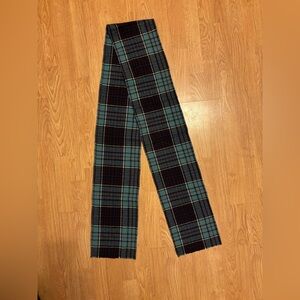 Plaid Wool Scarf